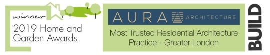 Architect Award from Home and Garden 2019 winner is Aura Architecture "Most Trusted Residential Architecture Practice in Greater London"
