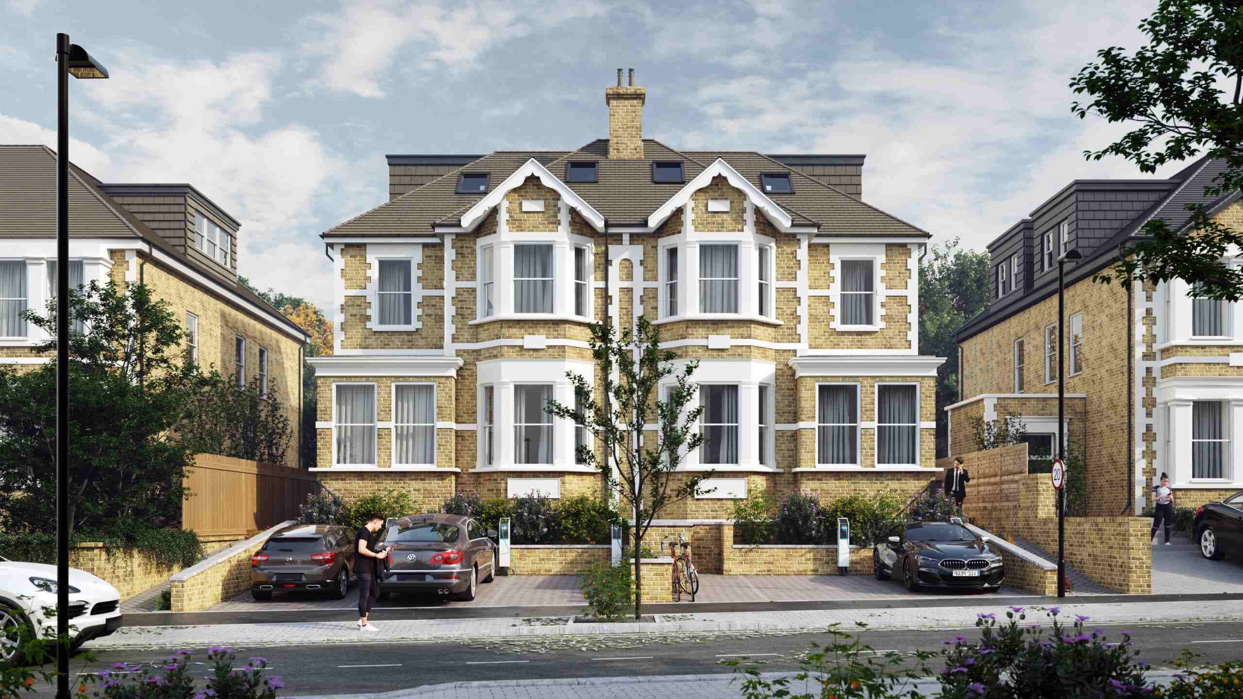 Colney Hatch development of nine luxury flats in Muswell Hill by AURA